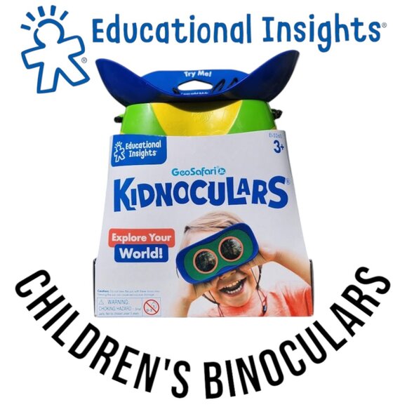 NEW BINOCULARS SAFARI CAMPING EXPLORER EDUCATIONAL INSIGHTS STEM SCIENCE TOY Geo - Picture 1 of 13